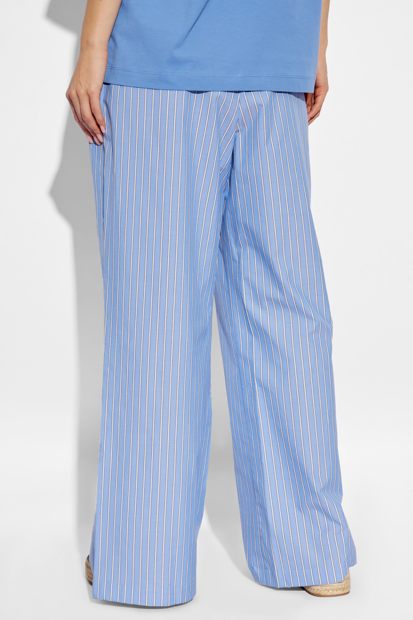 パンツ MARNI Woman Pants Water PAMA0460S0UTC313 STB24 MARNI Embroidered Poplin Pants (Aquamarine) – CNCPTS